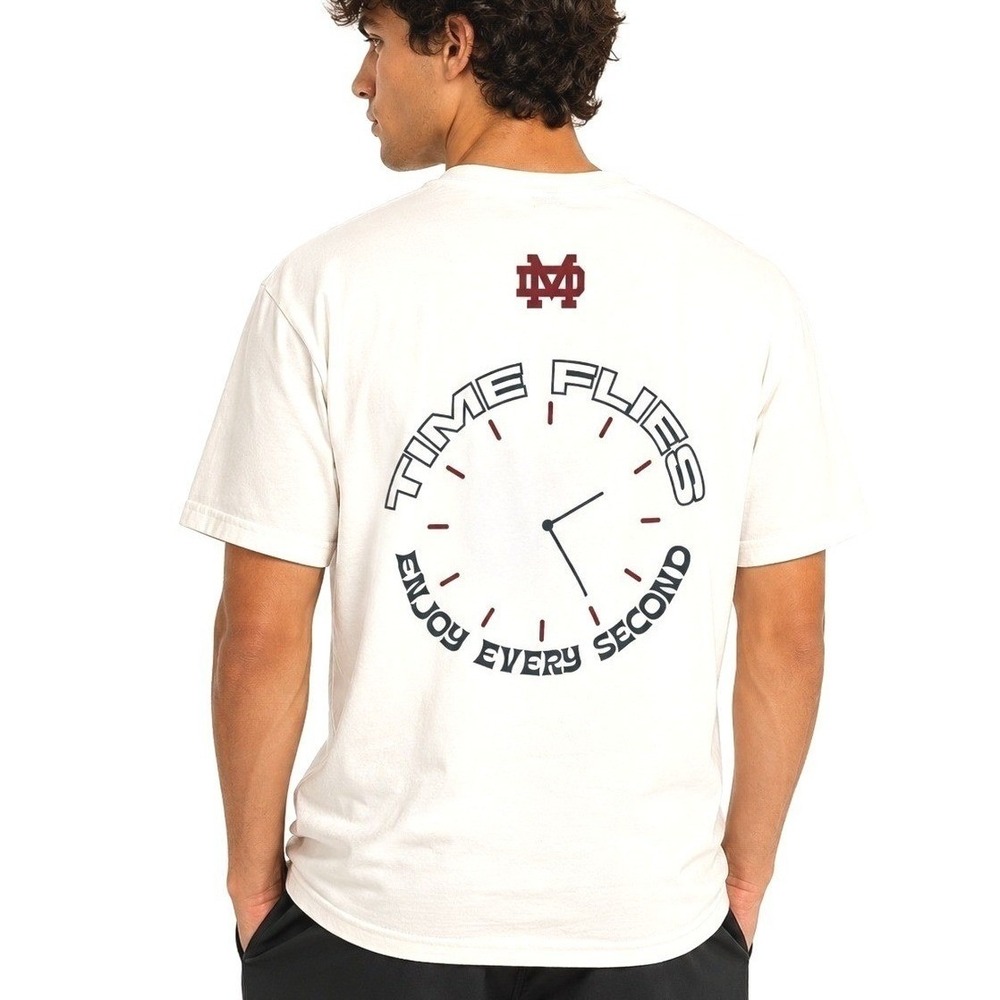 Mater Dei High School Seniors White Gildan T-Shirt MDHS Time Flies | Medium